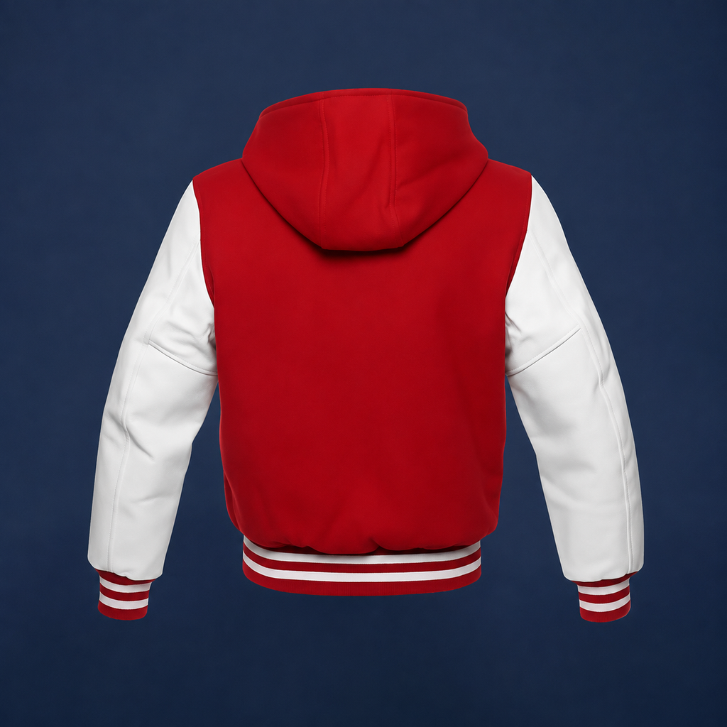 Mens Red Varsity Jacket