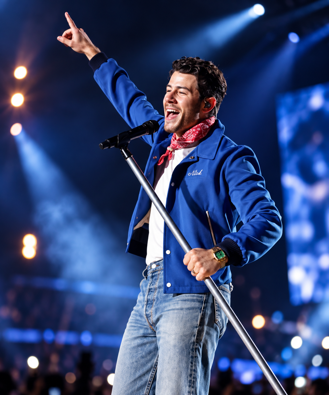 Nick Jonas JONAS20 Blue Jacket