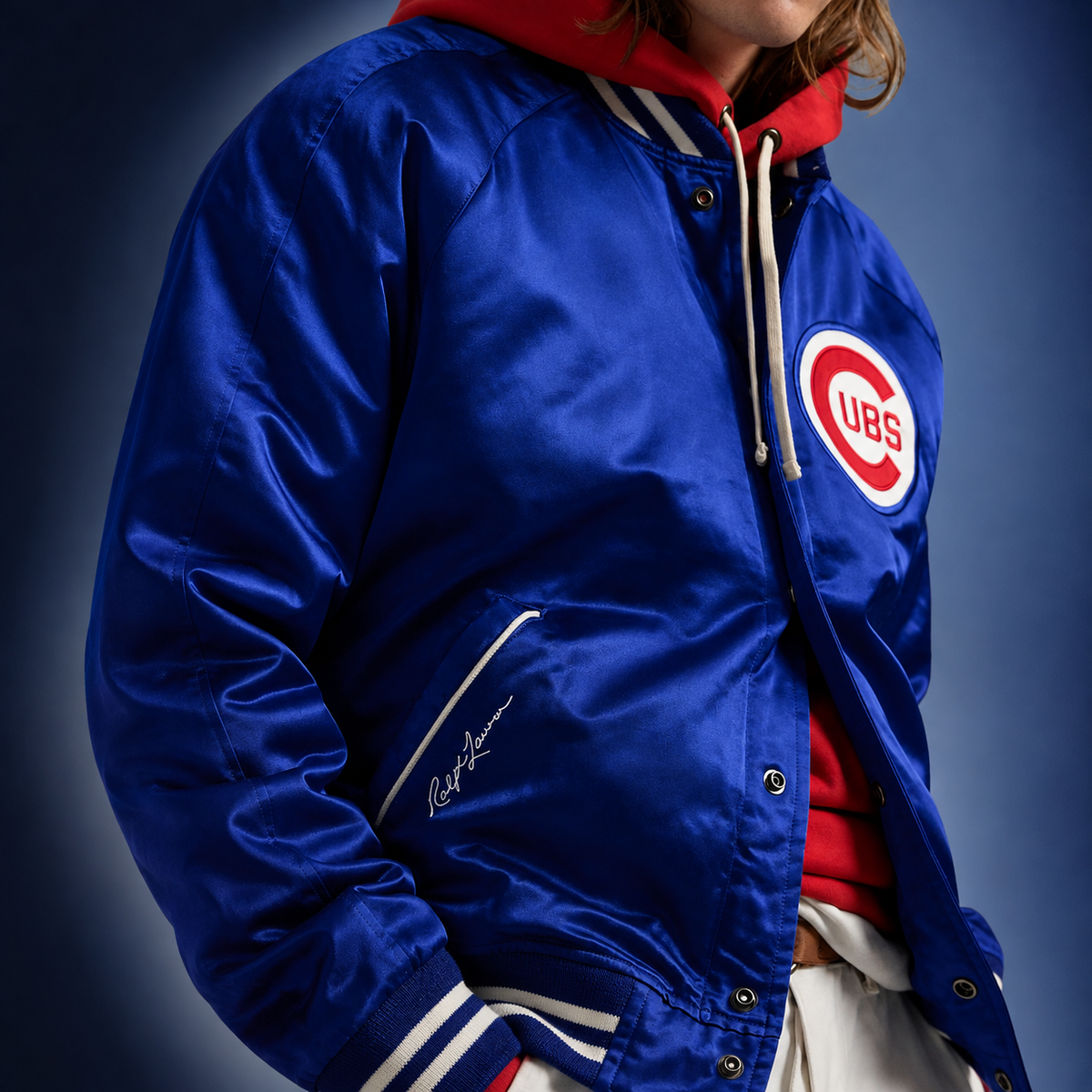 Polo Ralph Lauren Cubs Satin Jacket