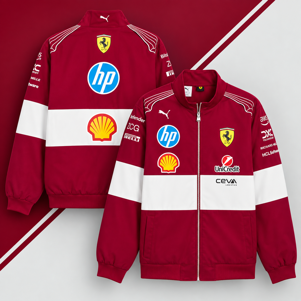 Scuderia Ferrari 2025 Team Racing Jacket