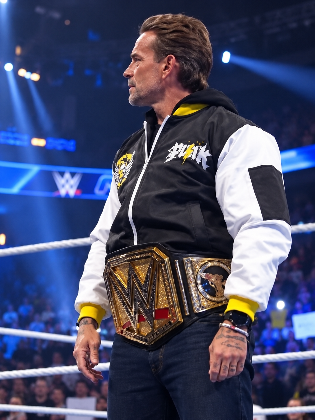 WWE Nexus CM Punk Bomber Jacket